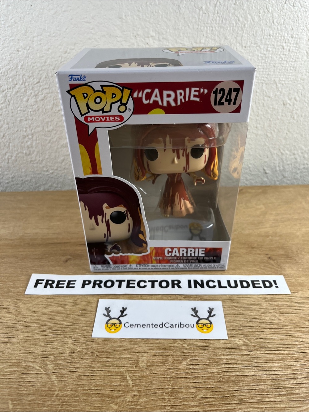 Carrie Funko Pop #1247 Stephen King Horror NEAR MINT